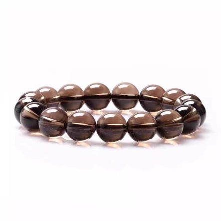 Natural Smoky Quartz Beaded Bracelet