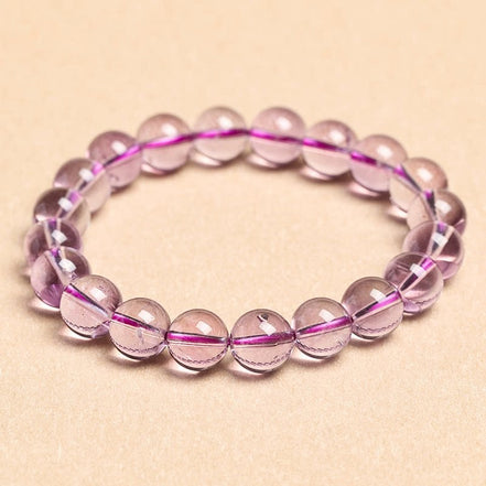 Natural Amethyst Beaded Bracelet