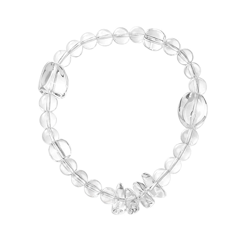 Clear Quartz Mini Bead Bracelet/CR-D84Q40