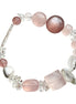 Rose Quartz & Strawberry Quartz Bracelet