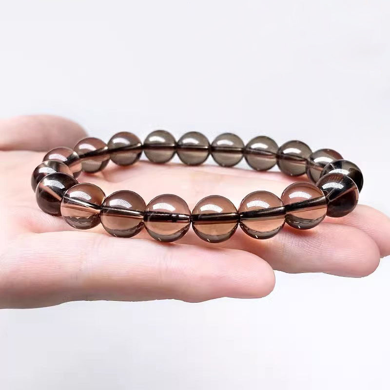 Natural Smoky Quartz Beaded Bracelet