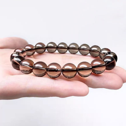 Natural Smoky Quartz Beaded Bracelet
