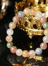 Natural Rainbow Rabbit Hair Quartz Beaded Bracelet