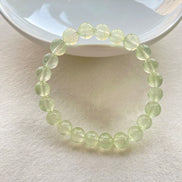 Natural Prehnite Beaded Bracelet