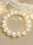 Natural White Moonstone Beaded Bracelet