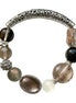 Zeus Mystic Quartz & Clear Quartz Freeform Charm Bracelet