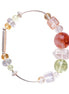 Citrine & Clear Quartz 925 Sterling Silver Bracelet
