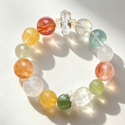 Pre Sale Flower Crystal & Green Fluorite Mixed Crystal Bracelet
