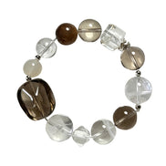 Pre Sale Smoky Quartz & Clear Quartz Bracelet