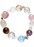 Amethyst, Aquamarine & Purple Phantom Charm Bracelet