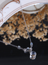 Dainty Natural Crystal CZ Accent Chain Necklace/CR-D85Q69