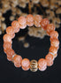 Natural Sunstone Orange Moonstone Beaded Bracelet/CR-D05Q47