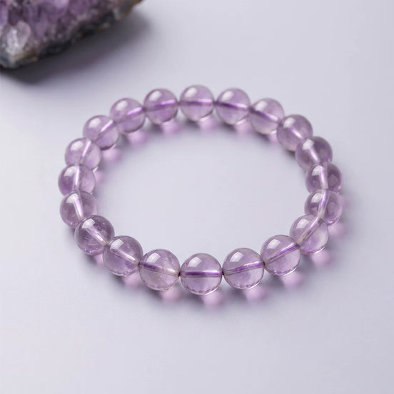 Natural Amethyst Beaded Bracelet