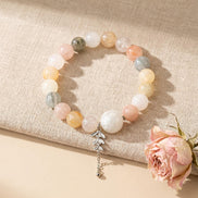 Rainbow Rabbit Hair Quartz Bracelet