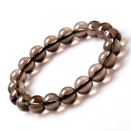 Natural Smoky Quartz Beaded Bracelet