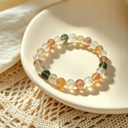 Multicolour Rutilated Quartz Bracelet