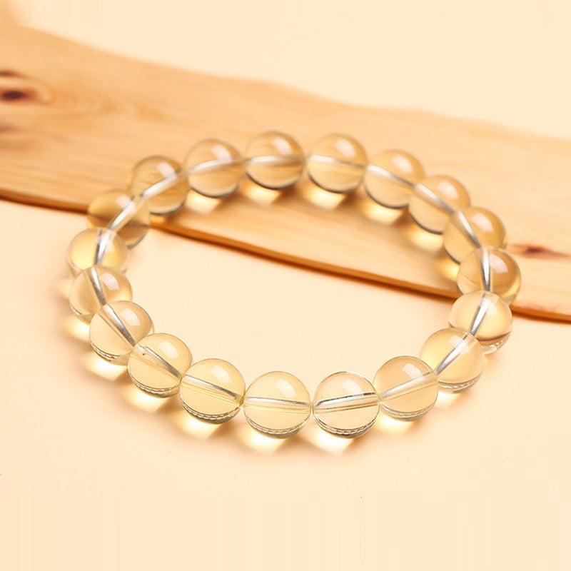 Natural Citrine Beaded Bracelet