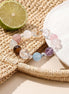 Amethyst, Aquamarine & Purple Phantom Charm Bracelet/CR-G07Q141