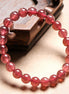 Natural Strawberry Quartz Beaded Bracelet