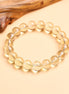 Natural Citrine Beaded Bracelet