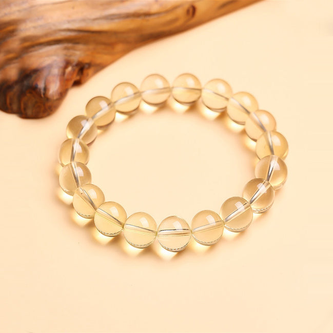 Natural Citrine Beaded Bracelet