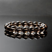 Natural Smoky Quartz Beaded Bracelet
