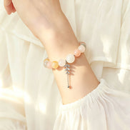 Rainbow Rabbit Hair Quartz Bracelet