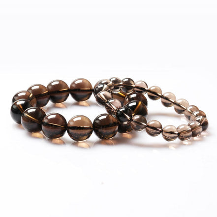 Natural Smoky Quartz Beaded Bracelet
