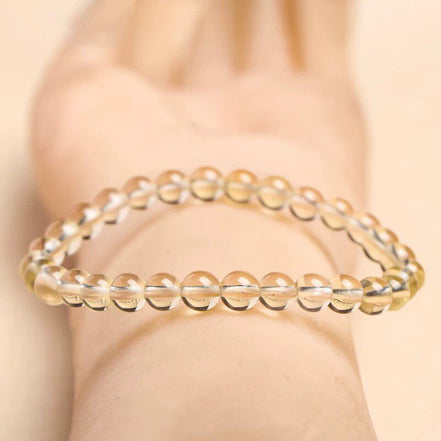 Natural Citrine Beaded Bracelet