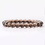 Natural Smoky Quartz Beaded Bracelet