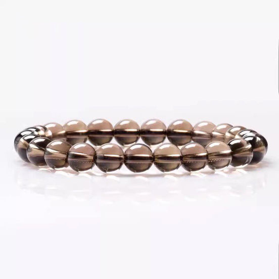 Natural Smoky Quartz Beaded Bracelet