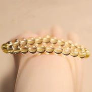 Natural Citrine Beaded Bracelet