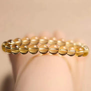 Natural Citrine Beaded Bracelet