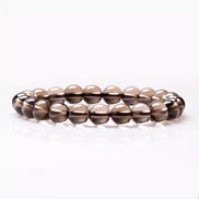 Natural Smoky Quartz Beaded Bracelet