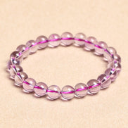 Natural Amethyst Beaded Bracelet