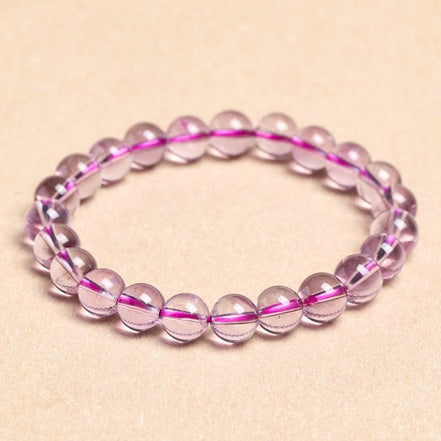Natural Amethyst Beaded Bracelet